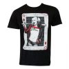 Harley Quinn Men's Black Queen Of Diamonds T-Shirt (Oztmu)