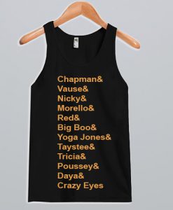 Hippowarehouse Chapman, Vause, Nicky, Morello, Red Big Boo, Yoga Jones Tank Top (Oztmu)