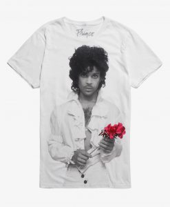 Prince Rose Portrait T-Shirt (Oztmu)