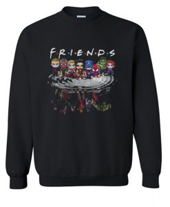 Awesome Friends Avengers Chibi Characters Sweatshirt (Oztmu)