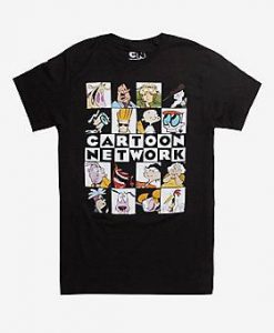 Cartoon Network Checkered Box Characters T-Shirt (Oztmu)