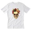 Frida Kahlo Sugar Skull T Shirt (Oztmu)