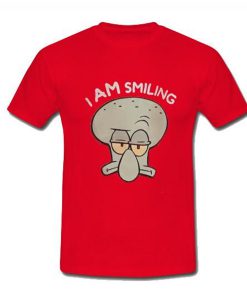 I Am Smiling Squidward T-Shirt (Oztmu)