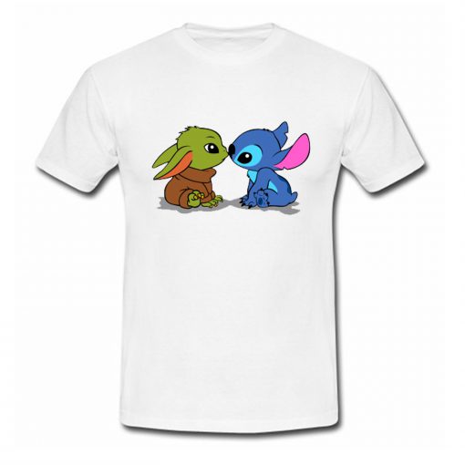 Kawaii Baby - Yoda Baby Stitch T-Shirt (Oztmu)