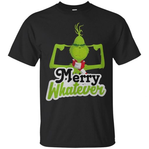 Merry Whatever The Grinch Christmas T Shirt (Oztmu)
