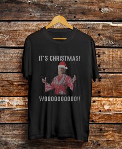 Ric Flair It's Christmas Wooo T- Shirt (Oztmu)