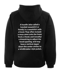 A Hoodie Hoodie Back Hoodie (Oztmu)