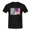 American Flag Cigars Whiskey Guns And Freedom T-Shirt (Oztmu)