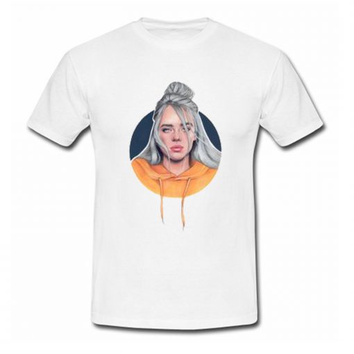 Billie Eilish With Orange T-Shirt (Oztmu)