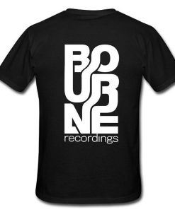 Bourne Recordings Logo Tshirt Back (Oztmu)