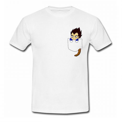 Chibi Vegeta pocket T Shirt (Oztmu)