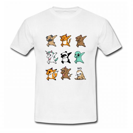 Happy Animals Dabbing T-Shirt (Oztmu)