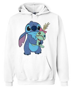 Lilo & Stitch Ohana Stitch & Scrump Girls Hoodie (Oztmu)