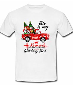 Snoopy This Is My Hallmark Christmas Movie Watching T-Shirt (Oztmu)