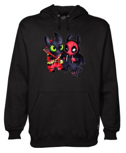 Toothless Swap Deadpool Hoodie (Oztmu)