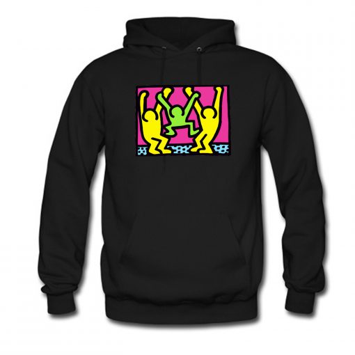 American People Dancing Pop Art Style Hoodie (Oztmu)