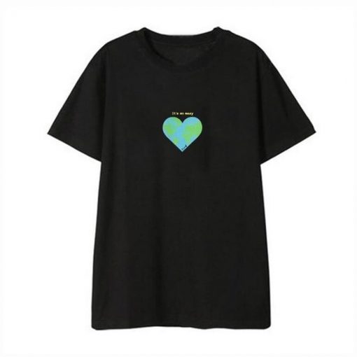 Jennie Earth Heart T-Shirt (Oztmu)