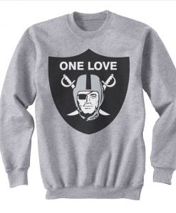 One Love Oakland Raiders Sweatshirt (BSM)