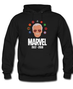 Stan Lee Marvel R I P 1922-2018 Hoodie (Oztmu)