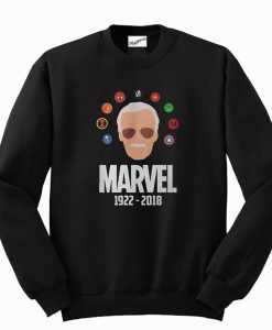 Stan Lee Marvel RIP 1922-2018 Sweatshirt (GPMU)