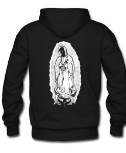 Badwood Virgin Mary Hoodie Back (Oztmu)
