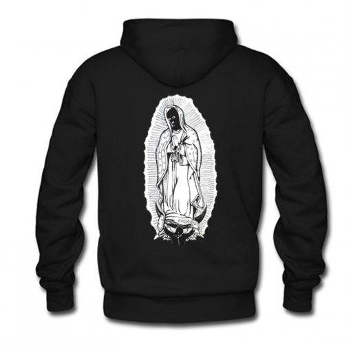 Badwood Virgin Mary Hoodie Back (Oztmu)