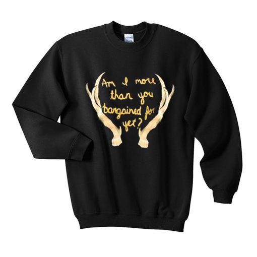 Im I More Than You Bargained For Yet Sweatshirt (Oztmu)