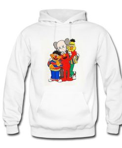 Kaws x Sesame Street Elmo Bert and Ernie Hoodie (Oztmu)