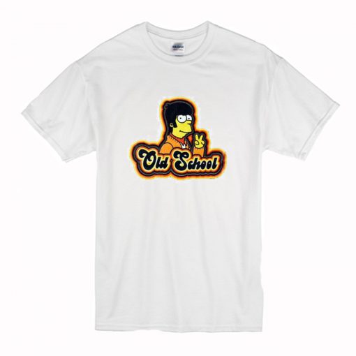 Old School Homer Simpson Funny T-Shirt (Oztmu)