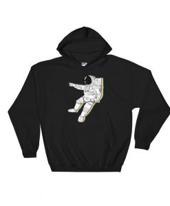 Funky Astronaut Unisex Hoodie (Oztmu)