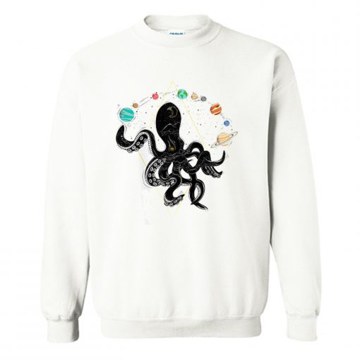 Galaxy Juggling Octopus Sweatshirt (Oztmu)