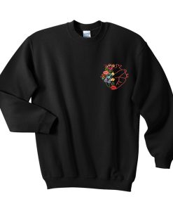 Heart Shaped Sweatshirt (Oztmu)