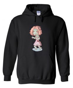 Zombie girl anime Hoodie (Oztmu)
