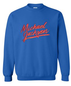 Bright blue Michael Jackson Sweatshirt (Oztmu)