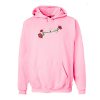 Power Of Rose Embroidered Hoodie (Oztmu)