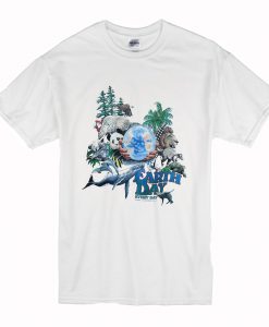 1990 Earth Day National Wildlife T-Shirt (Oztmu)