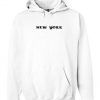 New York White Hoodie (Oztmu)