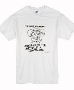 Townes Van Zandt Portrait Of The Artist T Shirt (Oztmu)