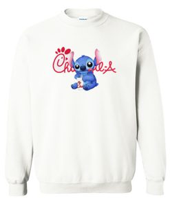 Stitch Drinking Chick Fil A Sweatshirt (Oztmu)