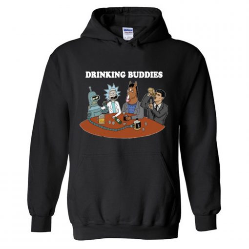 Friends Rick Sanchez Drinking Buddies Hoodie (Oztmu)