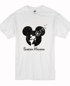 Scatter Kindness Mickey Mouse T-Shirt (Oztmu)