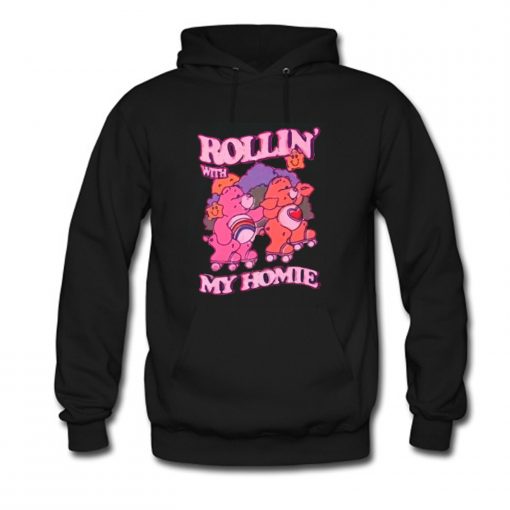 Vintage Care Bear Roller Skating Hoodie (Oztmu)