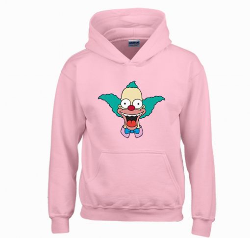 The Simpsons Mens Krusty The Clown Hoodie (Oztmu)