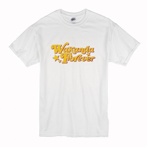 Wakanda Forever Letter T Shirt (Oztmu)