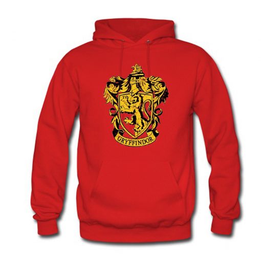 Harry Potter Gryffindor Crest Hoodie (Oztmu)