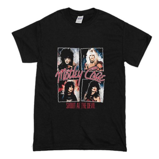 Shout At The Devil Motley Crue T-Shirt (Oztmu)