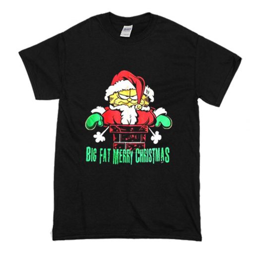 Garfield Big Fat Merry Christmas T-Shirt (Oztmu)