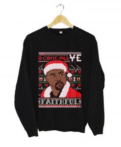 Kanye West Ugly Christmas Sweatshirt (Oztmu)