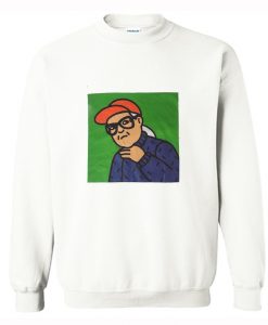 Lili Hayes Cartoon Portrait White Sweatshirt (Oztmu)