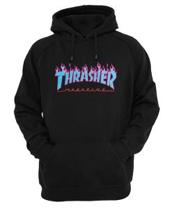 Thrasher Magazine Flame Hoodie (Oztmu)